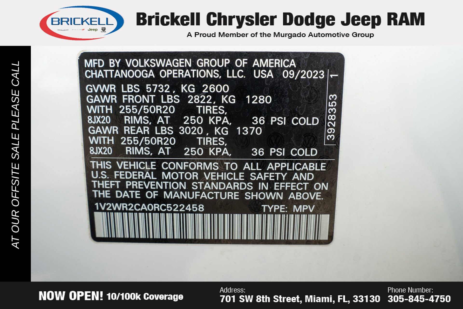 Used 2024 Volkswagen Atlas SE image 39