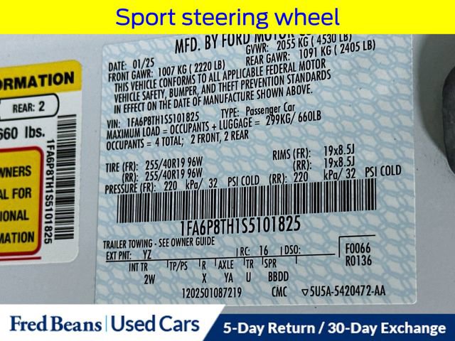 Used 2025 Ford Mustang Coupe RWD image 33