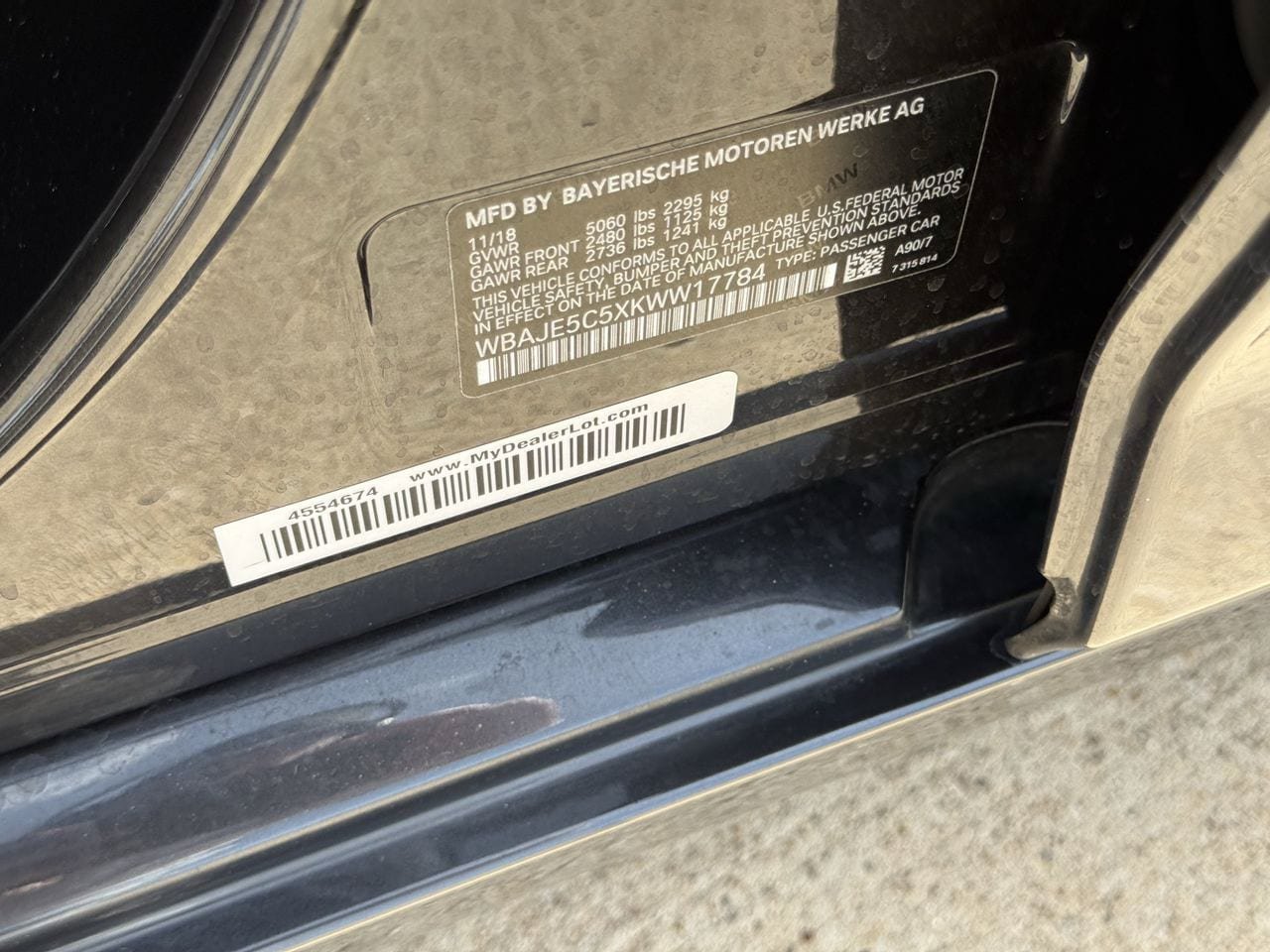 Used 2019 BMW 540i w/ Convenience Package RWD image 30