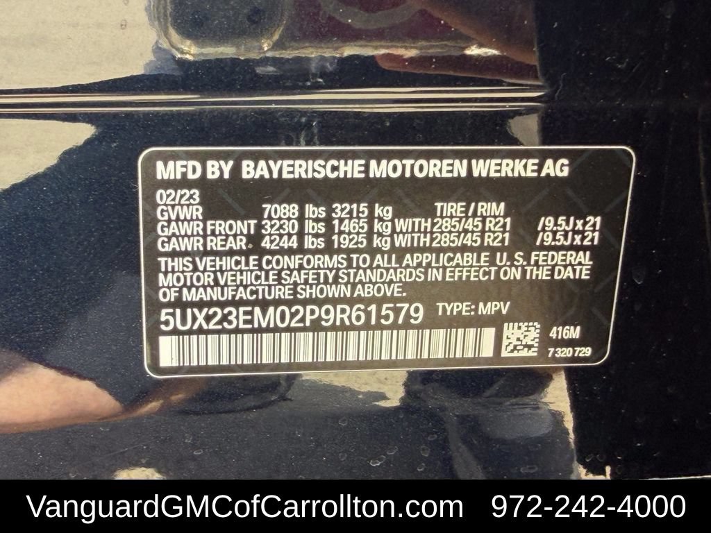 Used 2023 BMW X7 xDrive40i w/ M Sport Package AWD/4WD image 43