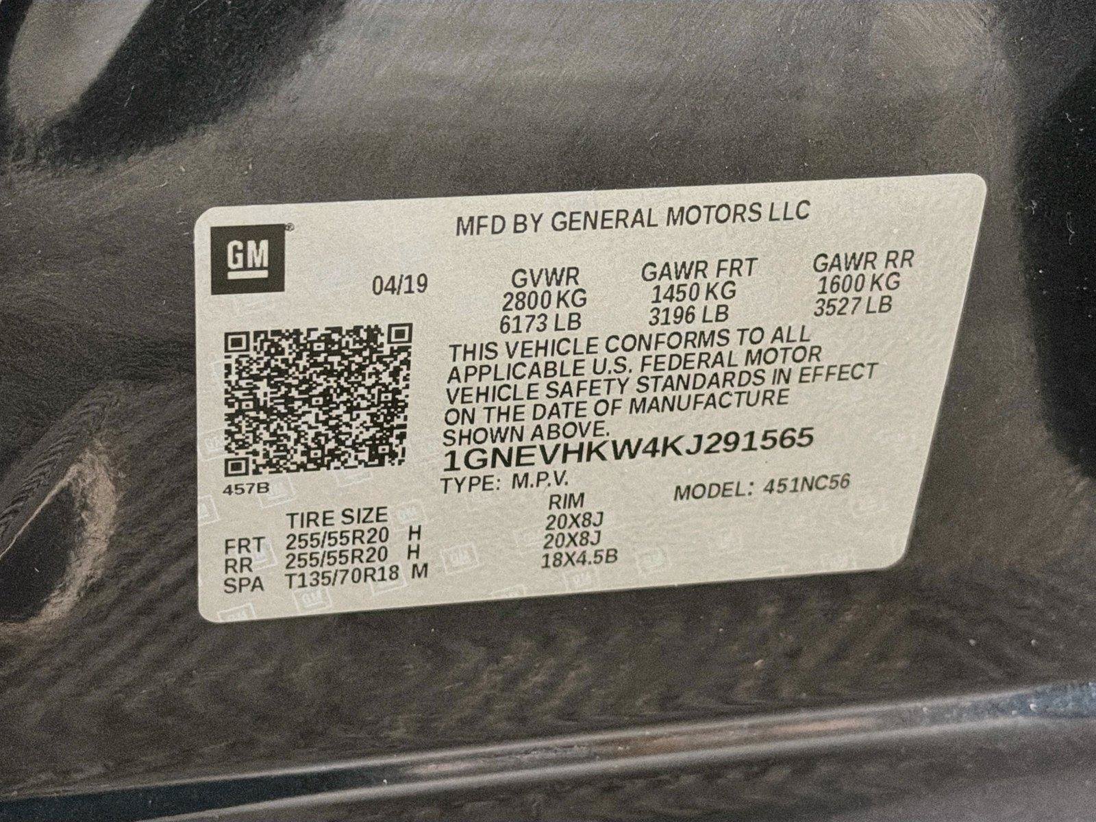 Used 2019 Chevrolet Traverse LT w/ LT Premium Package AWD/4WD image 39