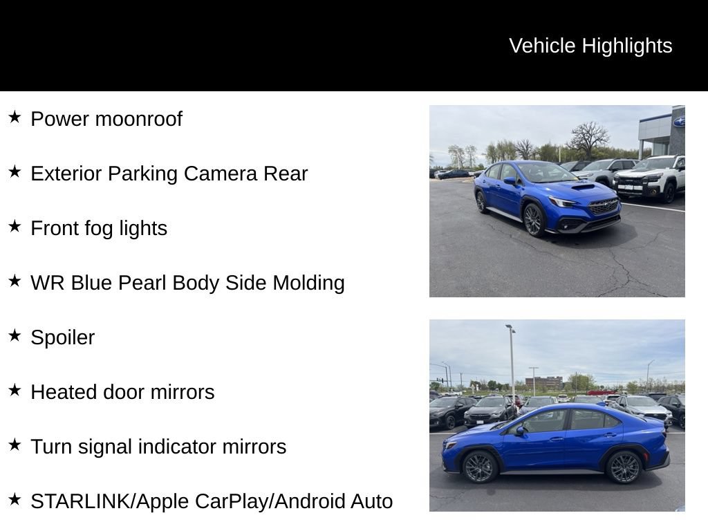 Certified 2024 Subaru WRX GT AWD/4WD image 14
