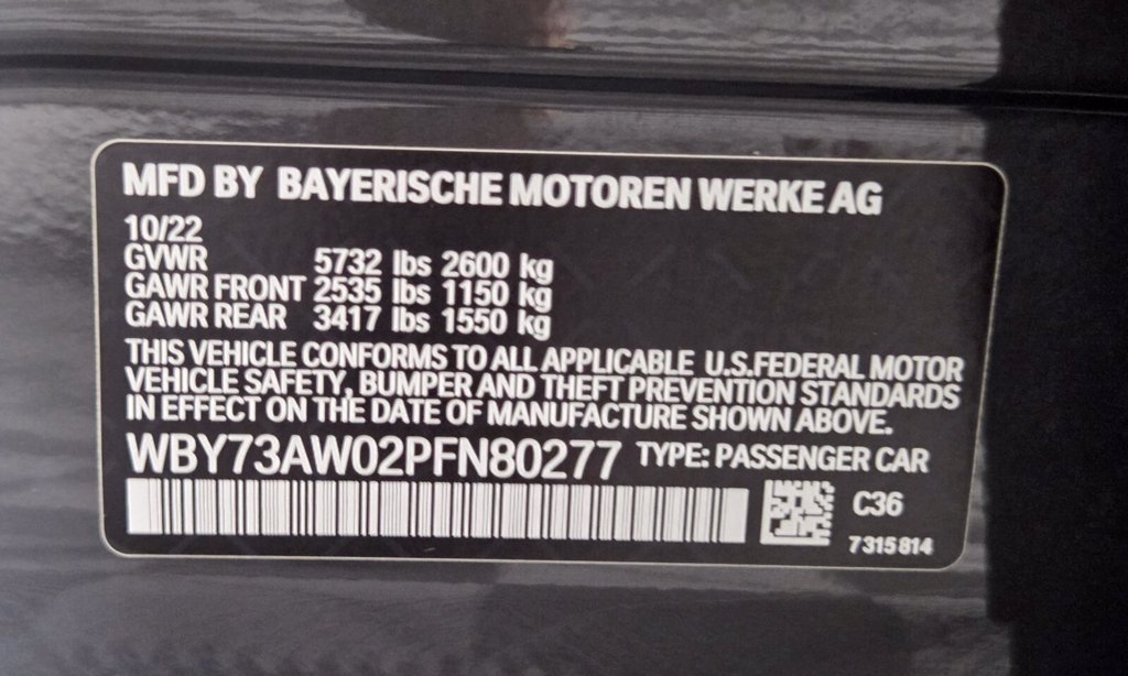 Used 2023 BMW i4 eDrive40 w/ M Sport Package RWD image 33