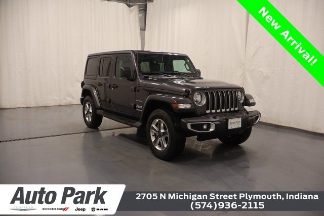 Used 2021 Jeep Wrangler Unlimited Sahara w/ Uconnect 4C Nav & Sound Group