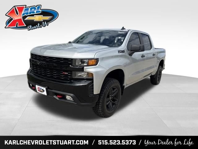 Used 2021 Chevrolet Silverado 1500 Custom Trail Boss w/ LPO, Dark Essentials Package AWD/4WD video 1