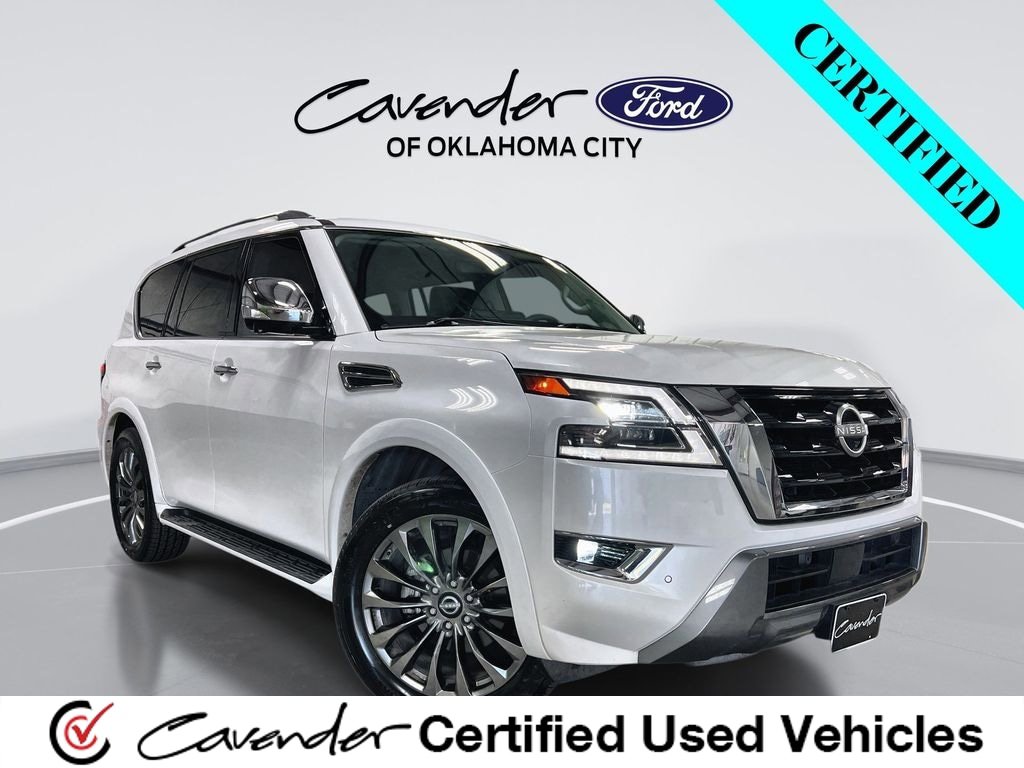 Used 2023 Nissan Armada Platinum w/ Captain's Chairs Package RWD image 1