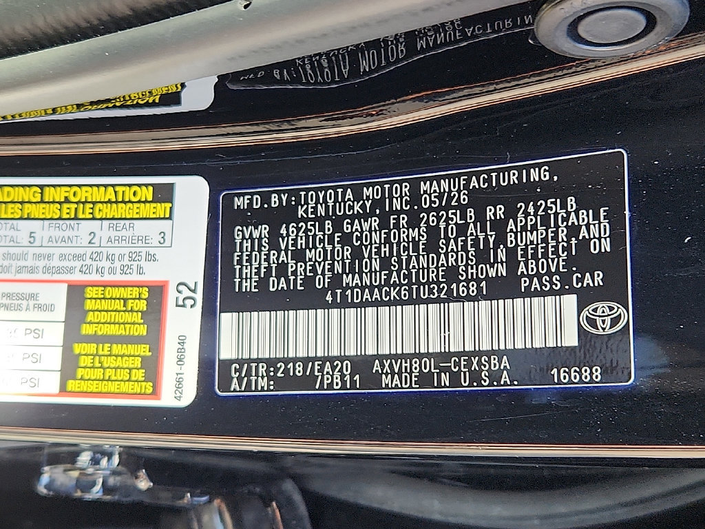 Certified 2026 Toyota Camry SE FWD image 28