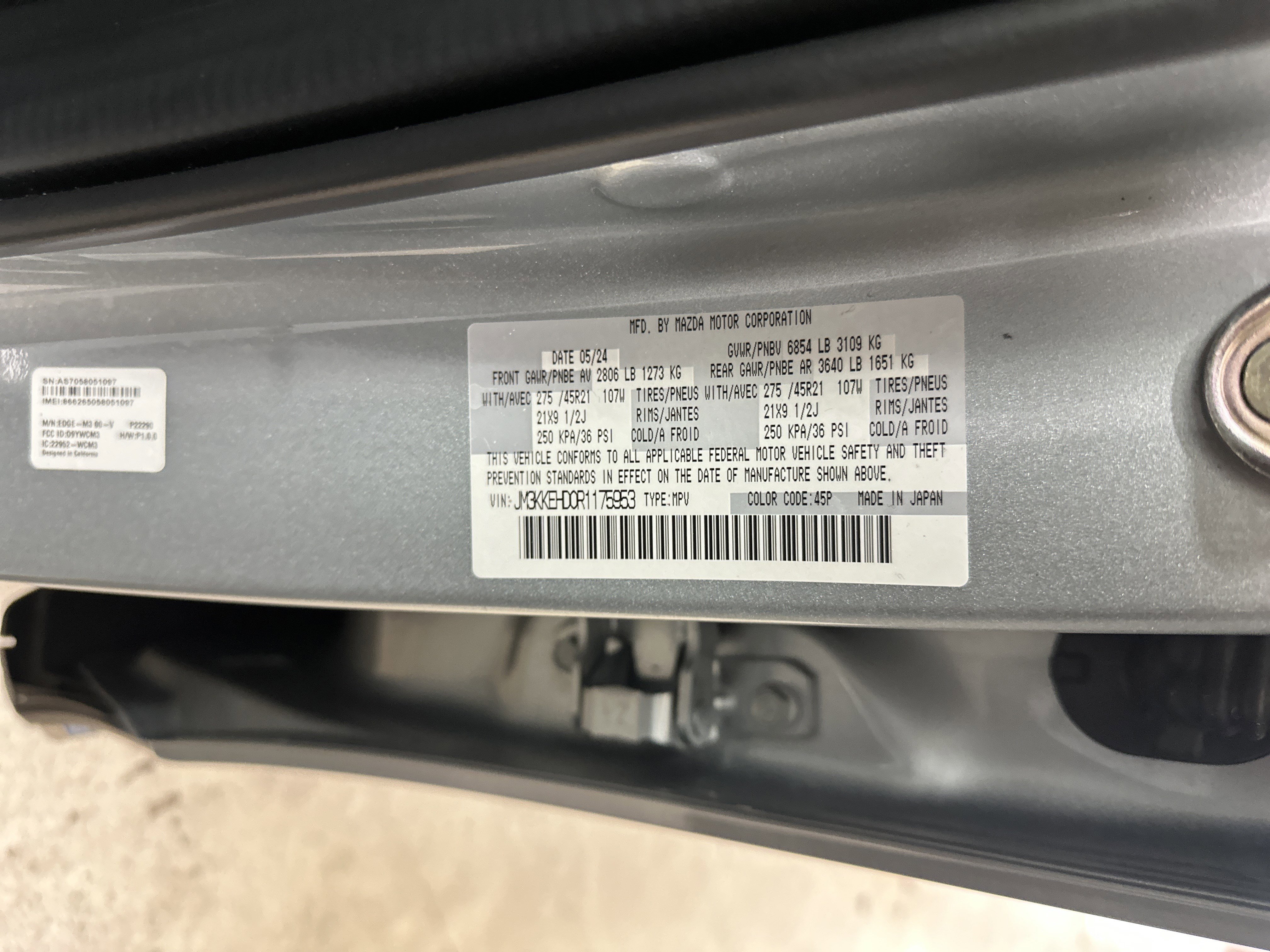 Used 2024 MAZDA CX-90 3.3 Turbo w/ Premium Plus Pkg image 36