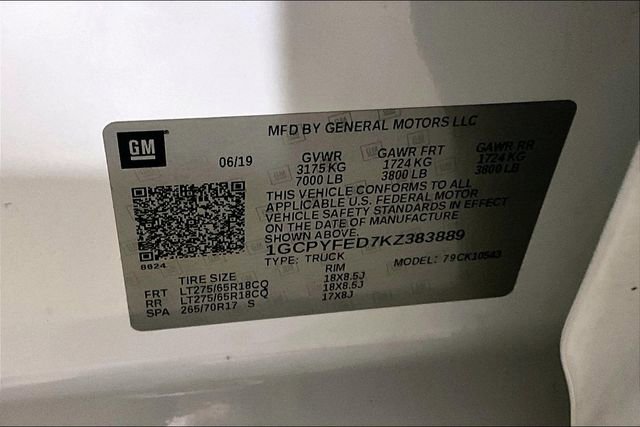 Used 2019 Chevrolet Silverado 1500 LT Trail Boss image 31