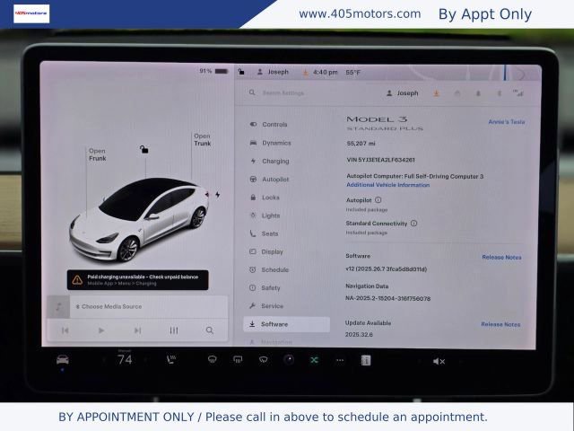 Used 2020 Tesla Model 3 Standard Range Plus image 2