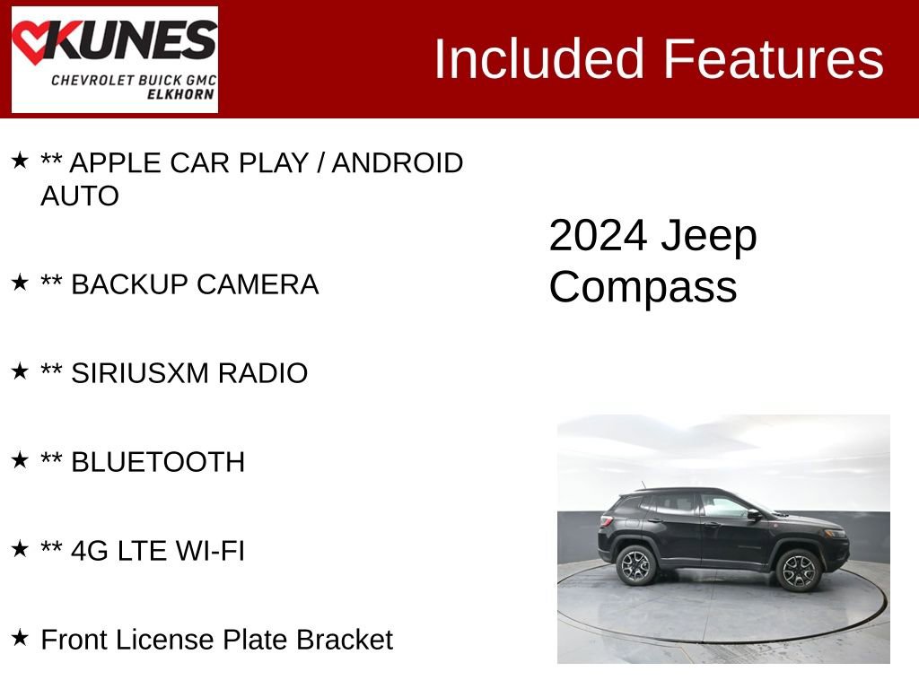 Used 2024 Jeep Compass Trailhawk AWD/4WD video 2