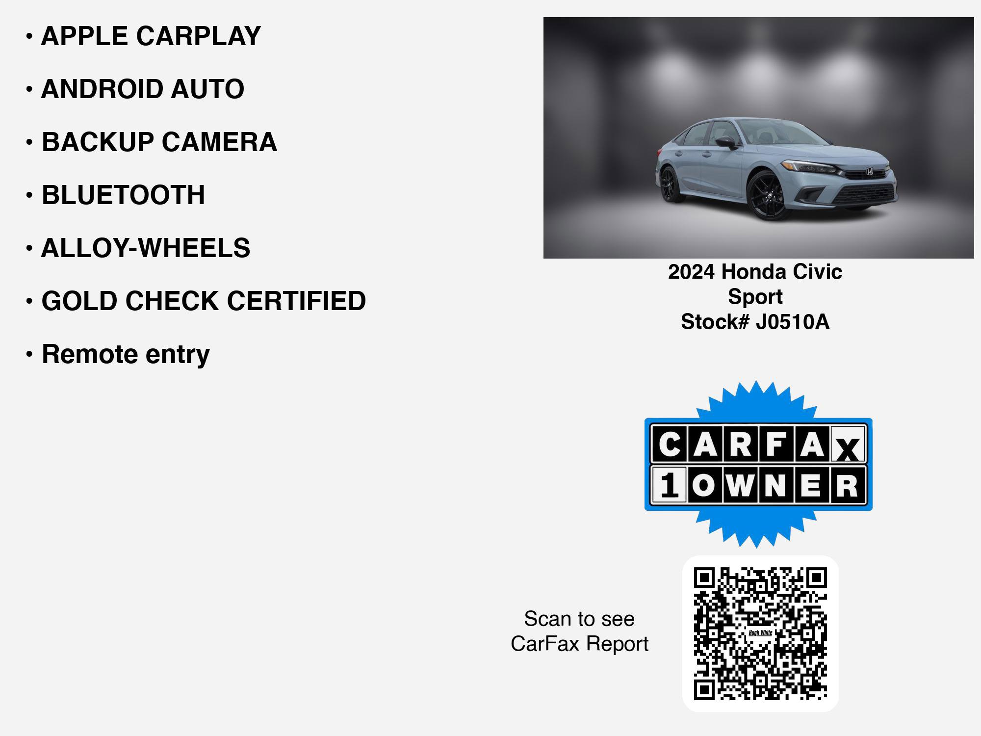 Used 2024 Honda Civic Sport image 7