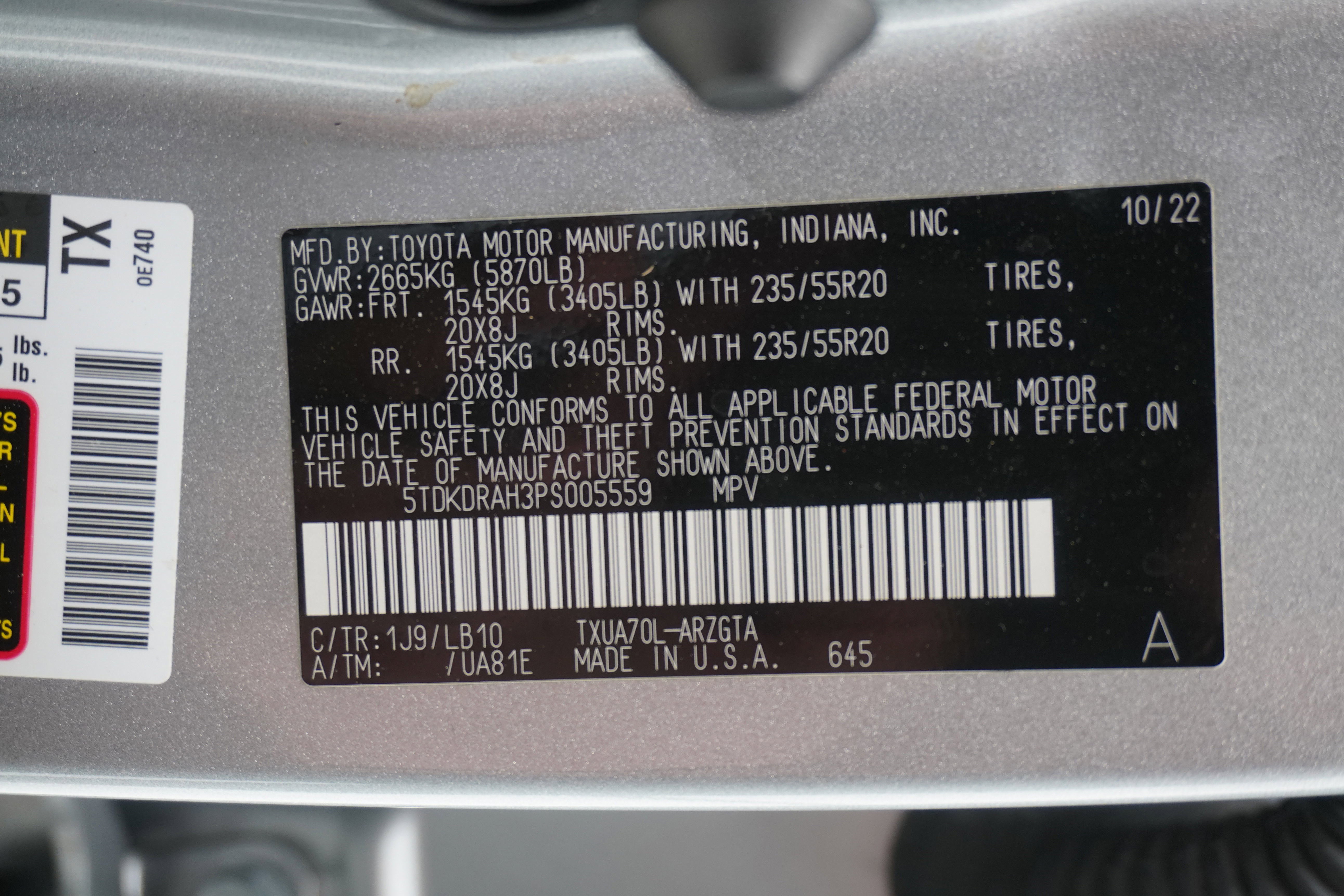 Used 2023 Toyota Highlander Limited FWD image 37