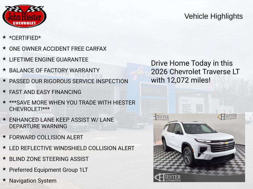 Certified 2026 Chevrolet Traverse LT FWD image 6