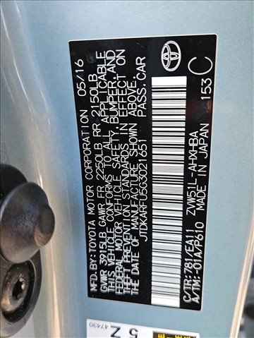 Used 2016 Toyota Prius Three Touring FWD image 15