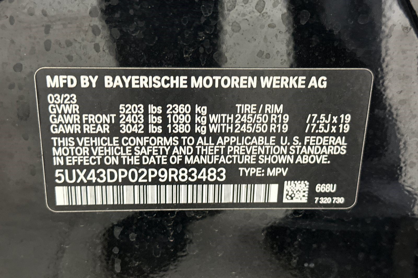 Certified 2023 BMW X3 sDrive30i w/ Premium Package RWD image 30