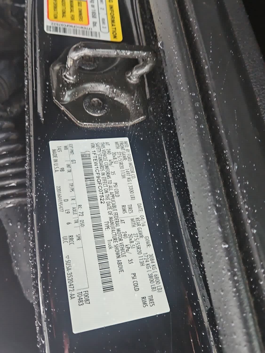 Used 2016 Ford F150 Platinum w/ Equipment Group 701A Luxury image 21