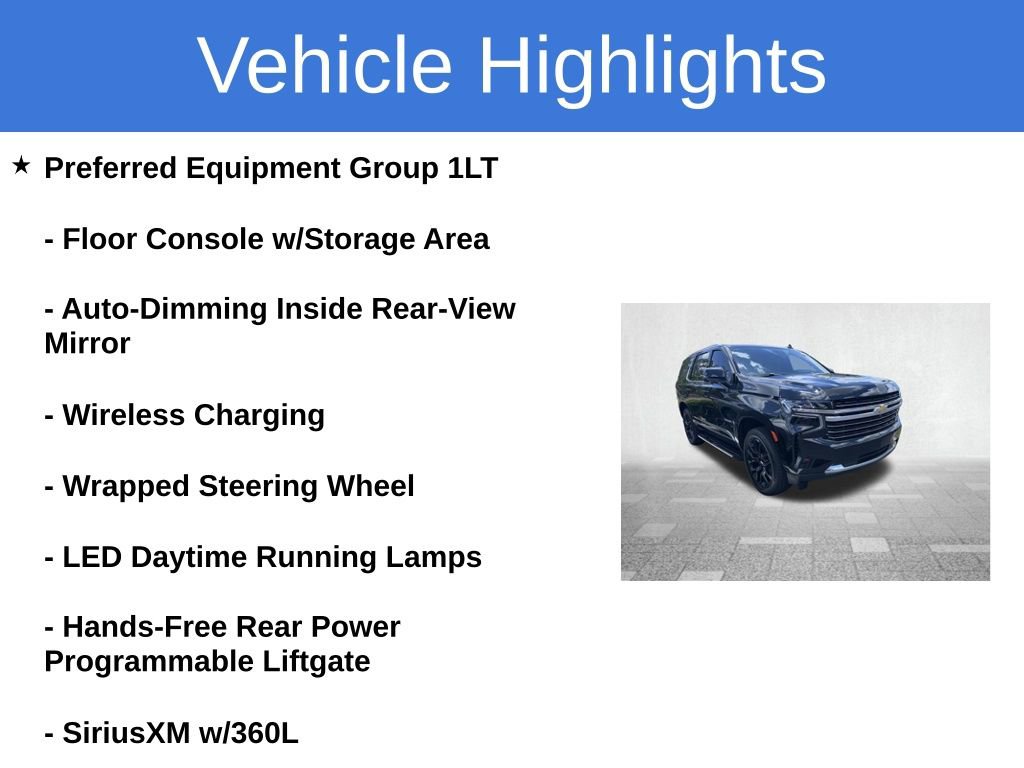 Used 2024 Chevrolet Tahoe LT w/ Luxury Package RWD image 5