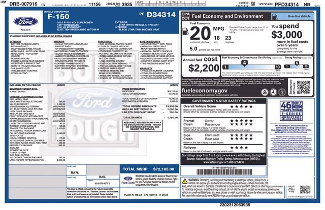 Used 2023 Ford F150 Lariat AWD/4WD image 18
