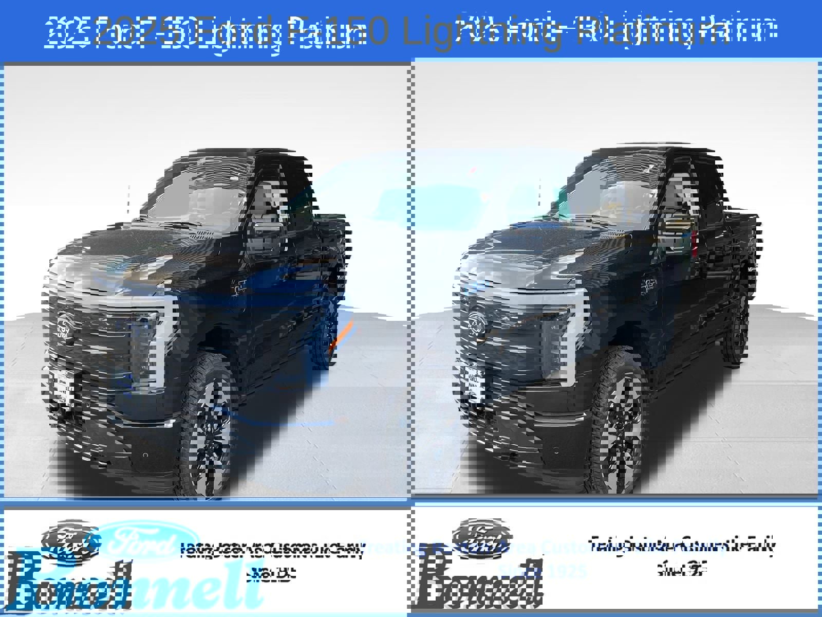 New 2025 Ford F150 Lightning Platinum