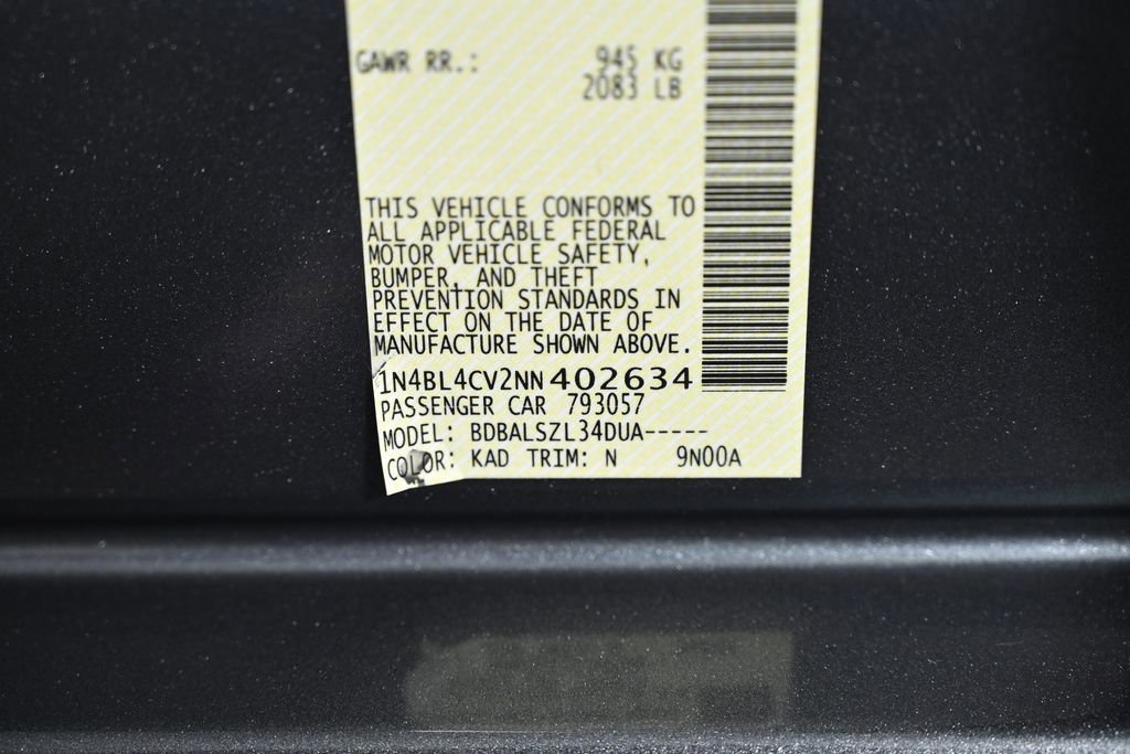 Certified 2022 Nissan Altima 2.5 SR image 31