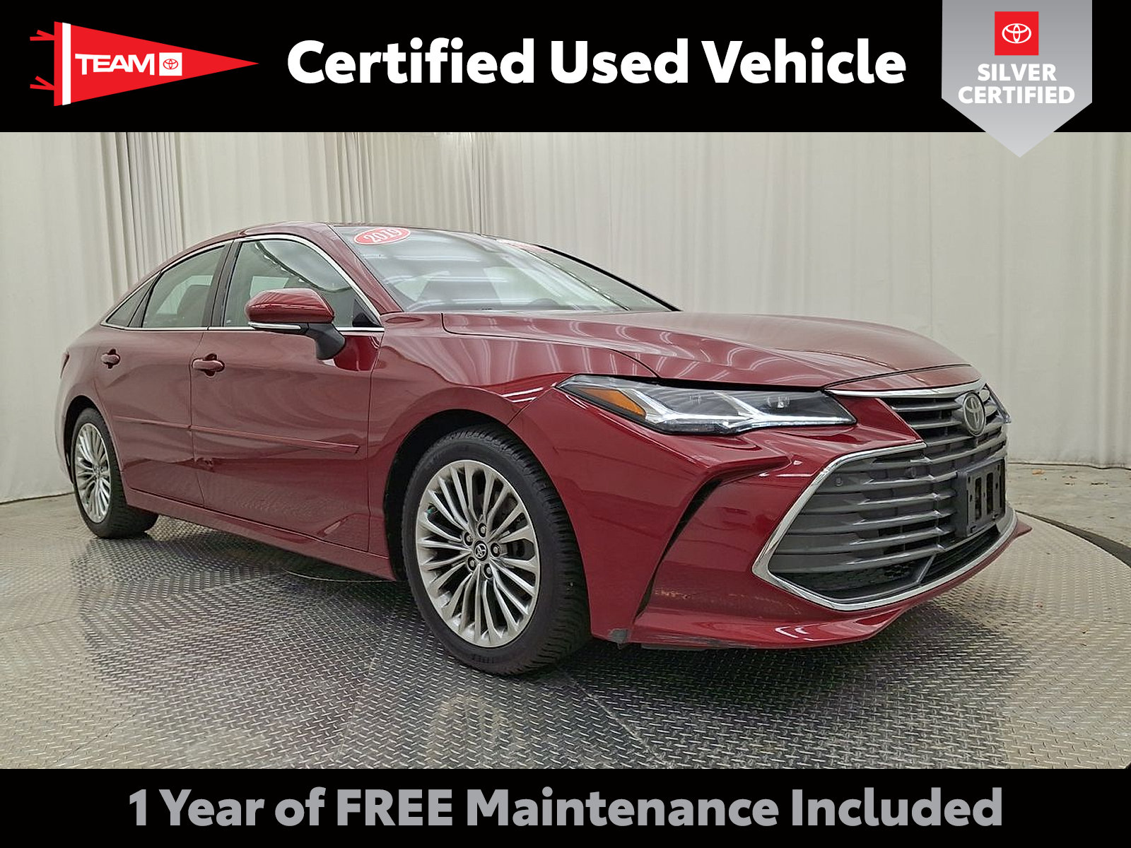 Certified 2019 Toyota Avalon Limited w/ Advanced Safety Package FWD image 1