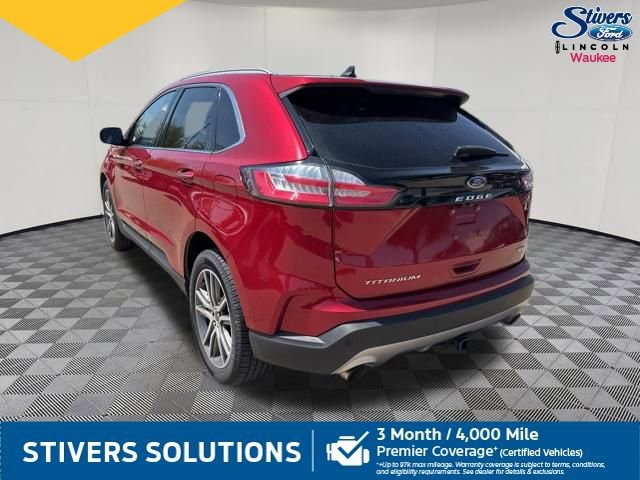 Used 2021 Ford Edge Titanium w/ Class II Trailer Tow Package AWD/4WD image 10