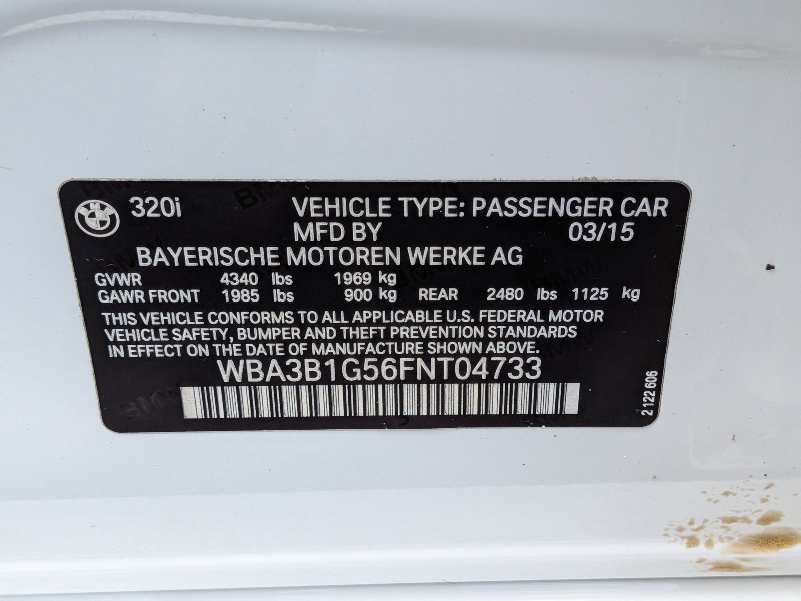 Used 2015 BMW 320i Sedan RWD image 20
