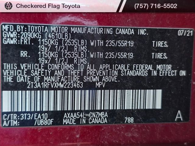 Used 2021 Toyota RAV4 XLE Premium image 21