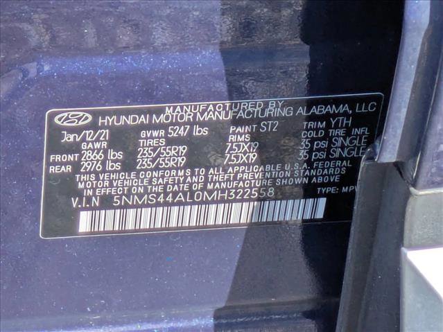 Certified 2021 Hyundai Santa Fe Limited image 15