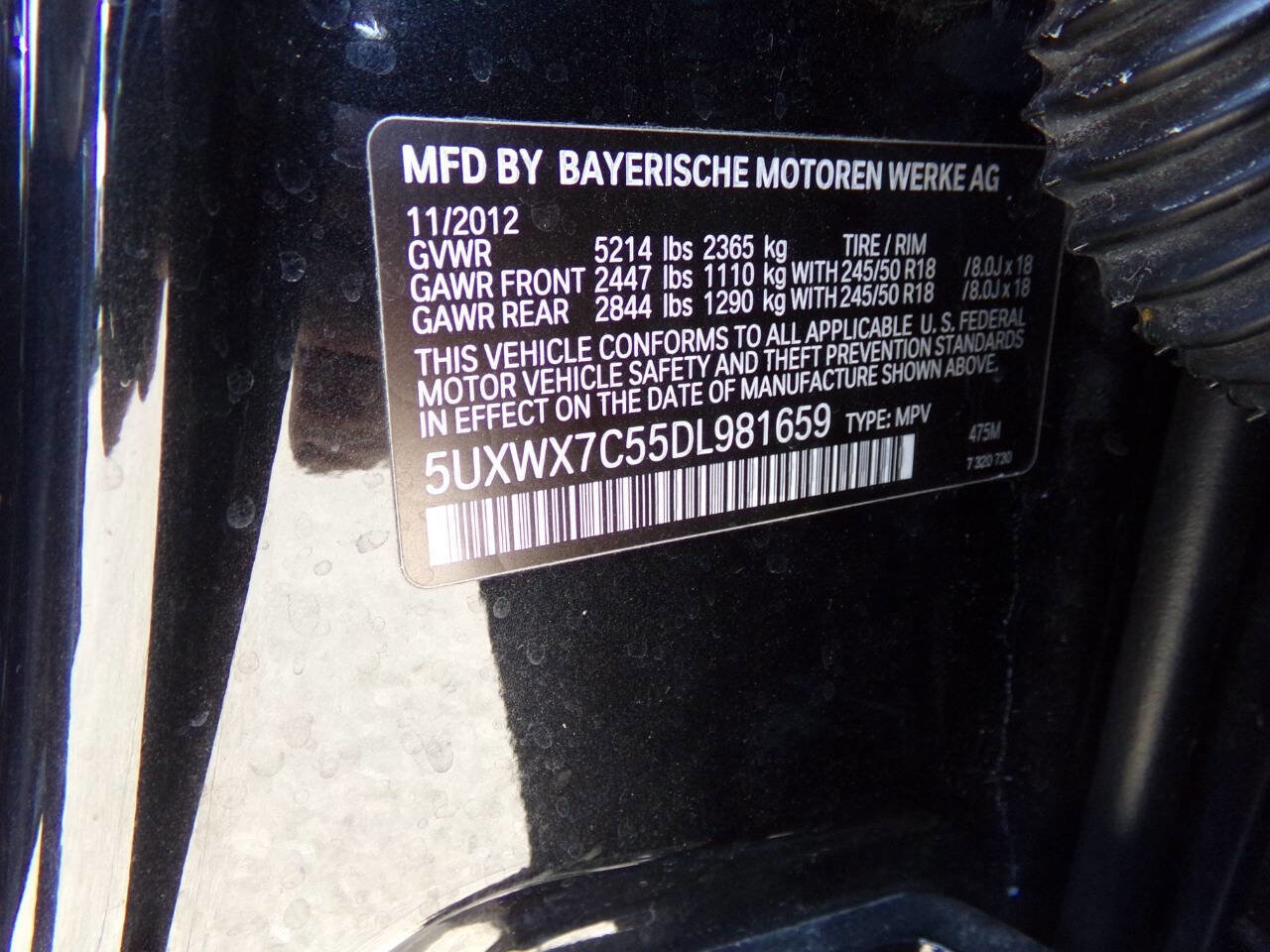 Used 2013 BMW X3 xDrive35i image 50