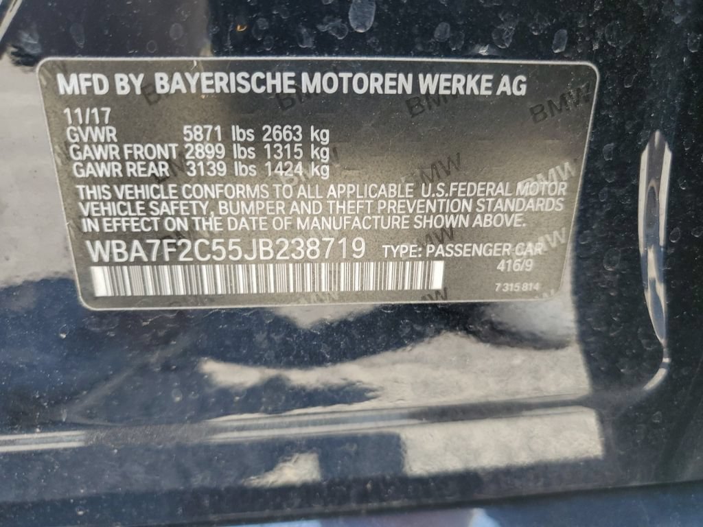 Used 2018 BMW 750i xDrive AWD/4WD image 9