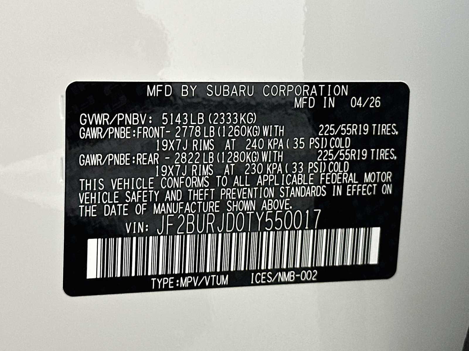 New 2026 Subaru Outback Touring XT AWD/4WD image 31