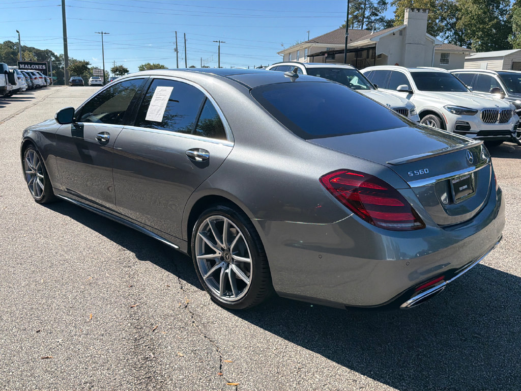 Used 2018 Mercedes-Benz S 560 Sedan w/ AMG Line Exterior image 5