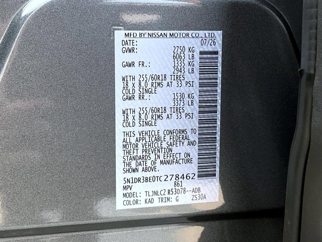 New 2026 Nissan Pathfinder SV AWD/4WD image 28