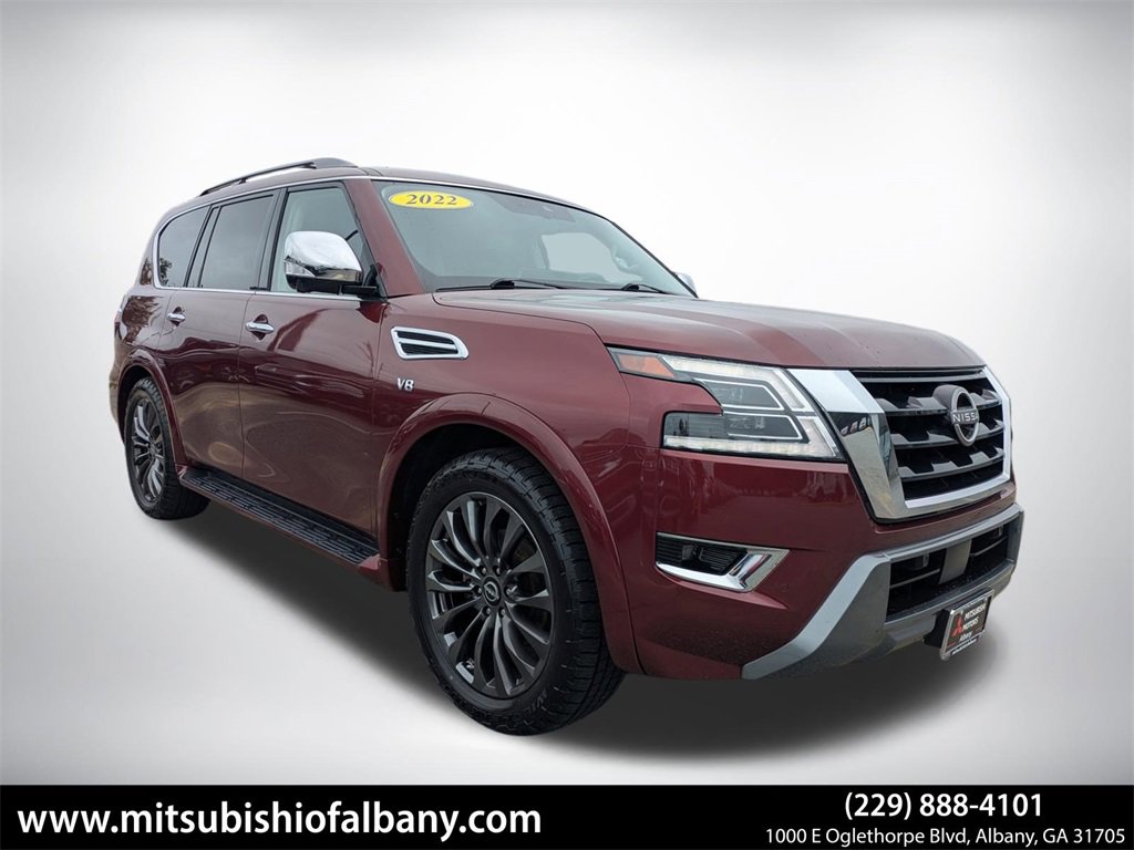 Used 2022 Nissan Armada Platinum w/ Captain's Chairs Package