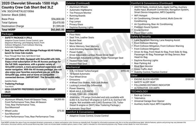 Used 2020 Chevrolet Silverado 1500 High Country AWD/4WD video 2