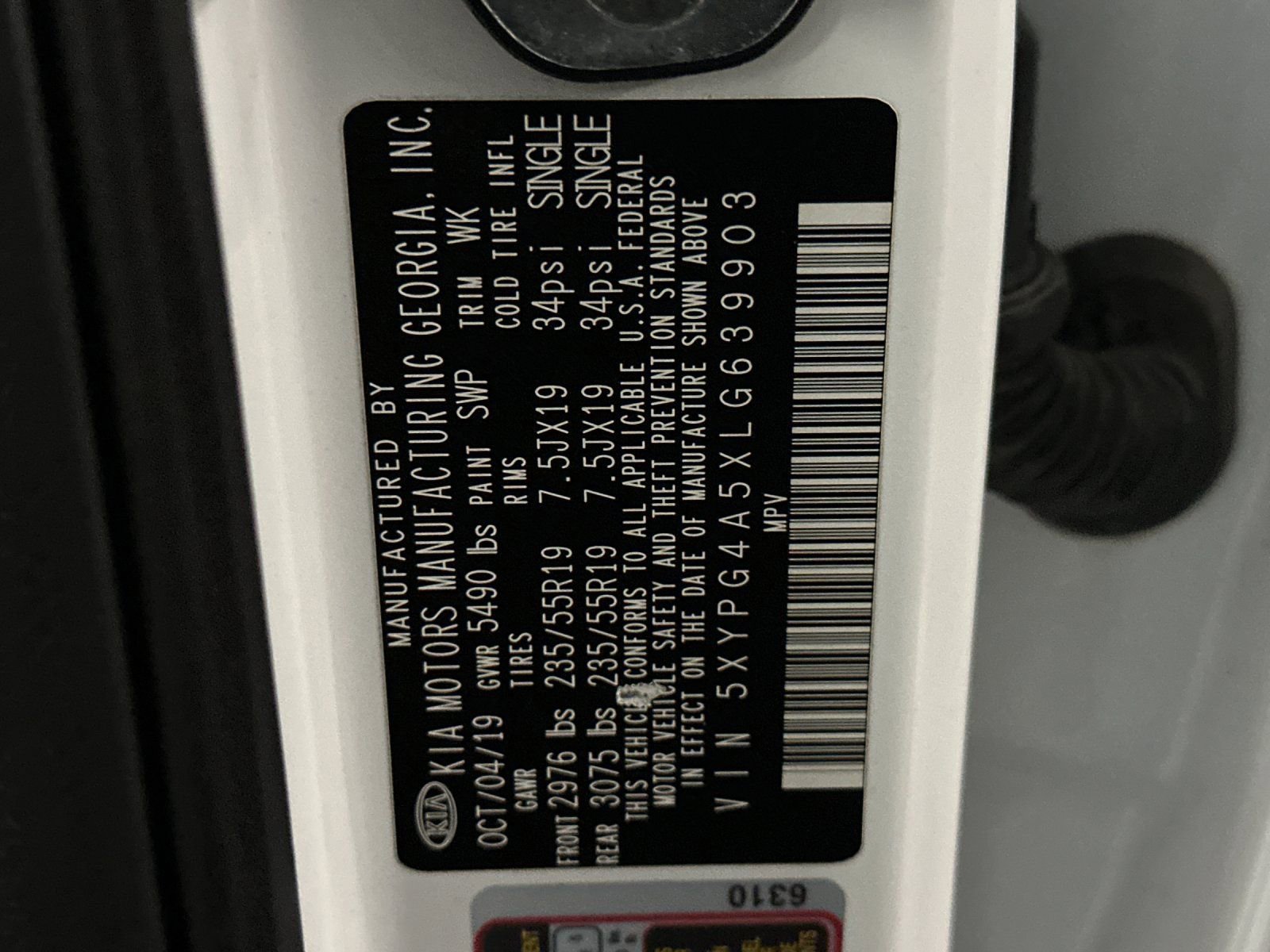 Used 2020 Kia Sorento S image 39