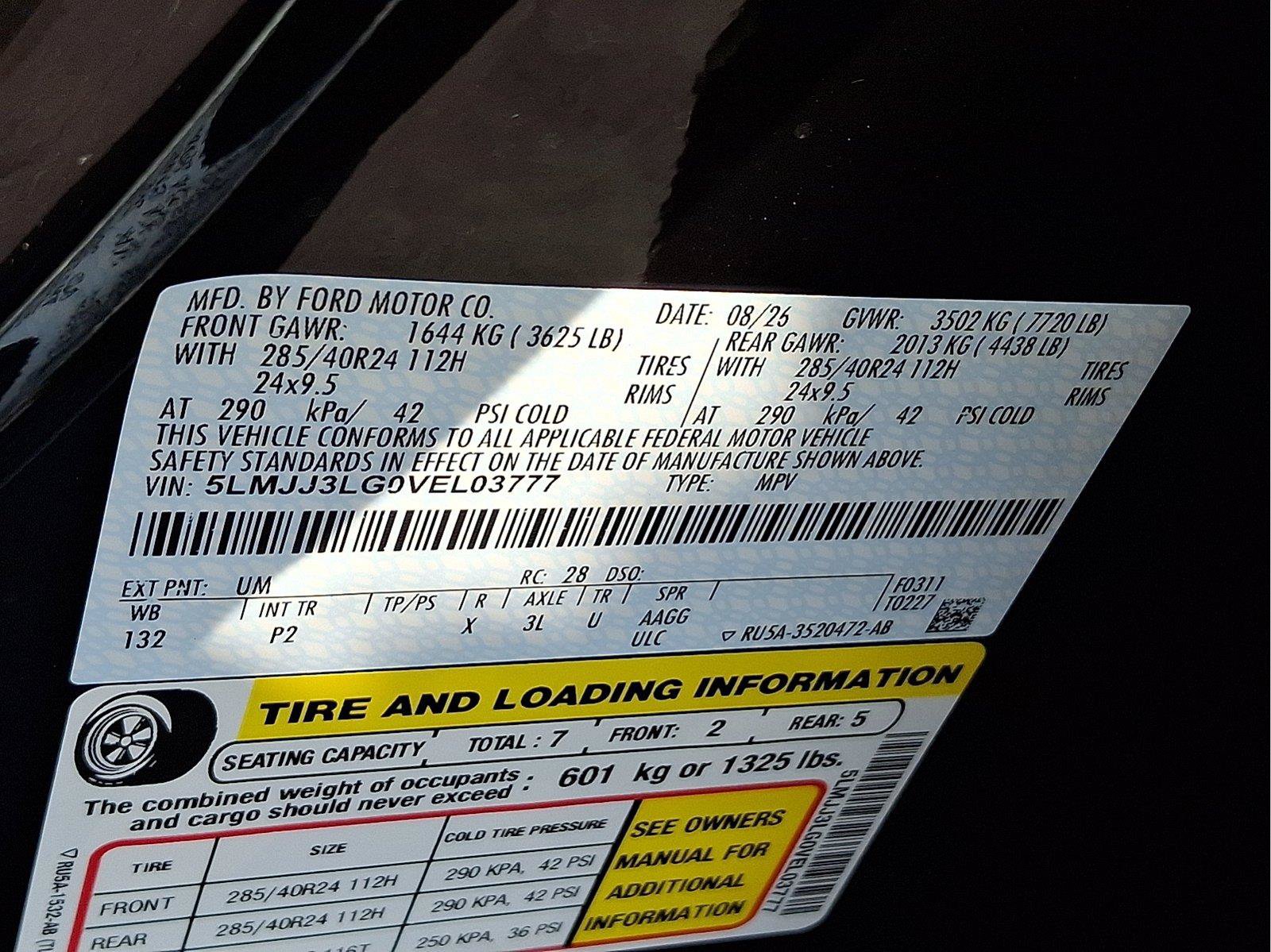 New 2027 Lincoln Navigator L Reserve w/ Jet Appearance Package AWD/4WD image 20