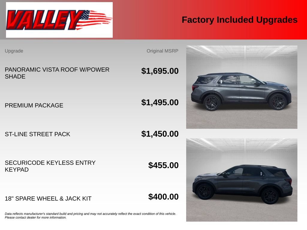 New 2027 Ford Explorer ST-Line w/ Premium Package AWD/4WD image 4