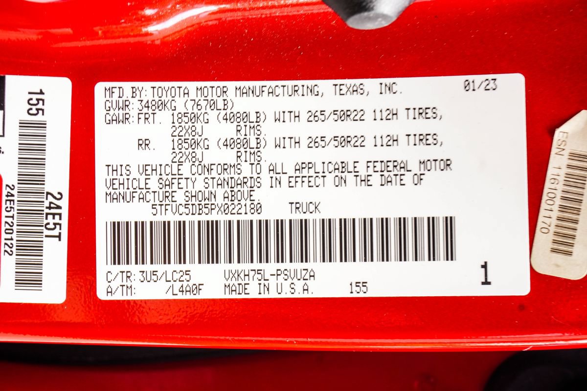 Used 2023 Toyota Tundra Capstone AWD/4WD image 40