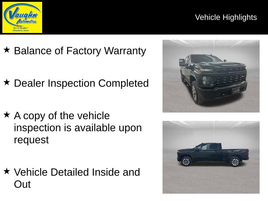 Used 2023 Chevrolet Silverado 2500 Custom w/ Custom Value Package image 2