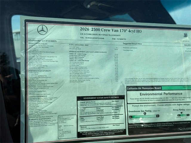New 2026 Mercedes-Benz Sprinter 2500 image 6