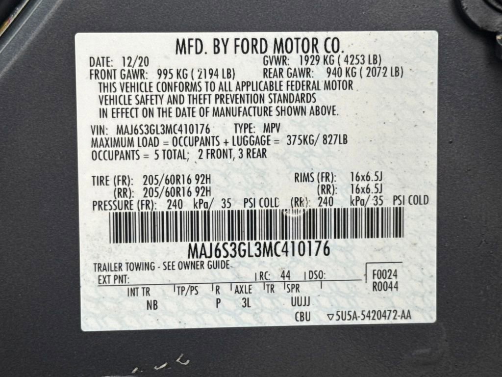 Used 2021 Ford EcoSport SE image 27