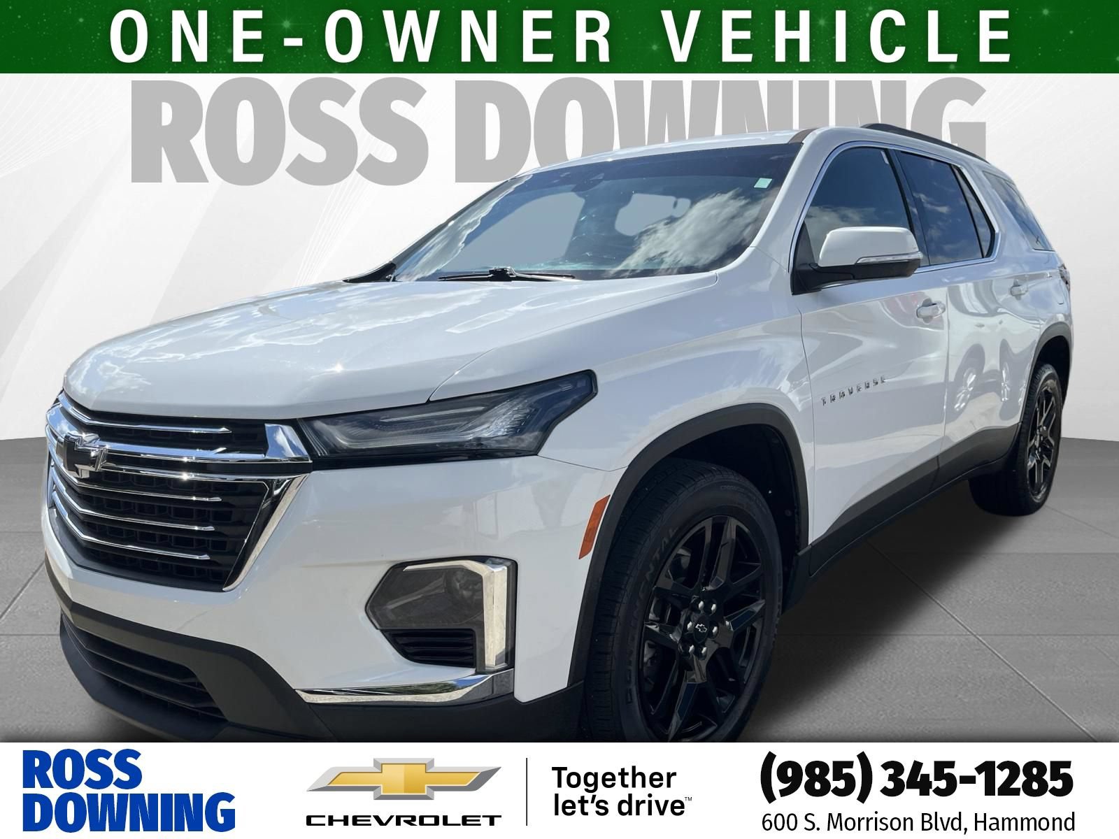 Certified 2022 Chevrolet Traverse LT FWD image 1
