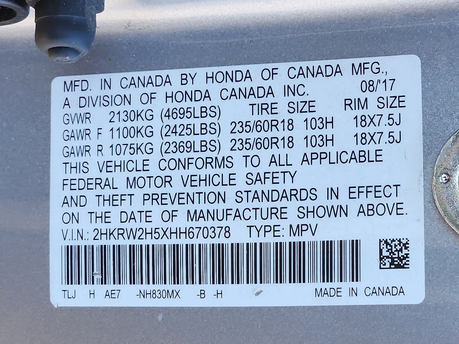 Used 2017 Honda CR-V EX image 30