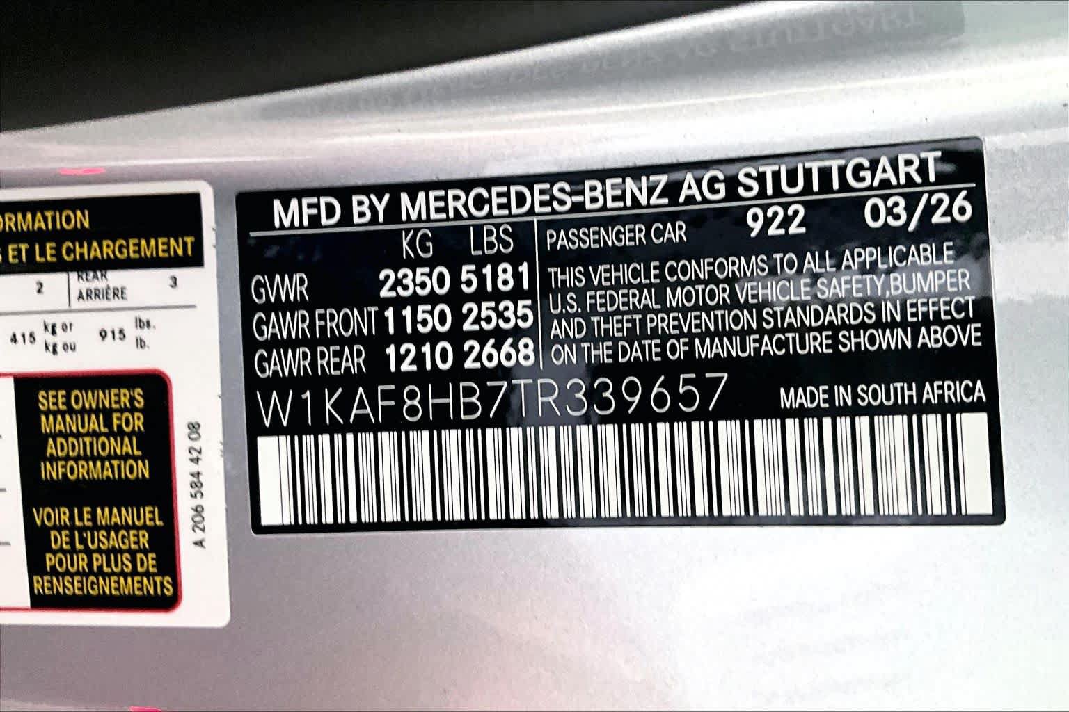 New 2026 Mercedes-Benz C 43 AMG 4MATIC Sedan image 13