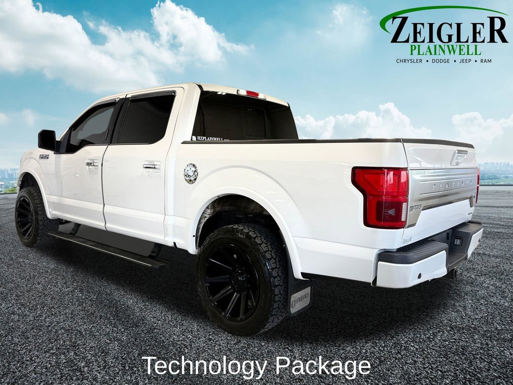 Used 2018 Ford F150 Platinum w/ Technology Package AWD/4WD image 3