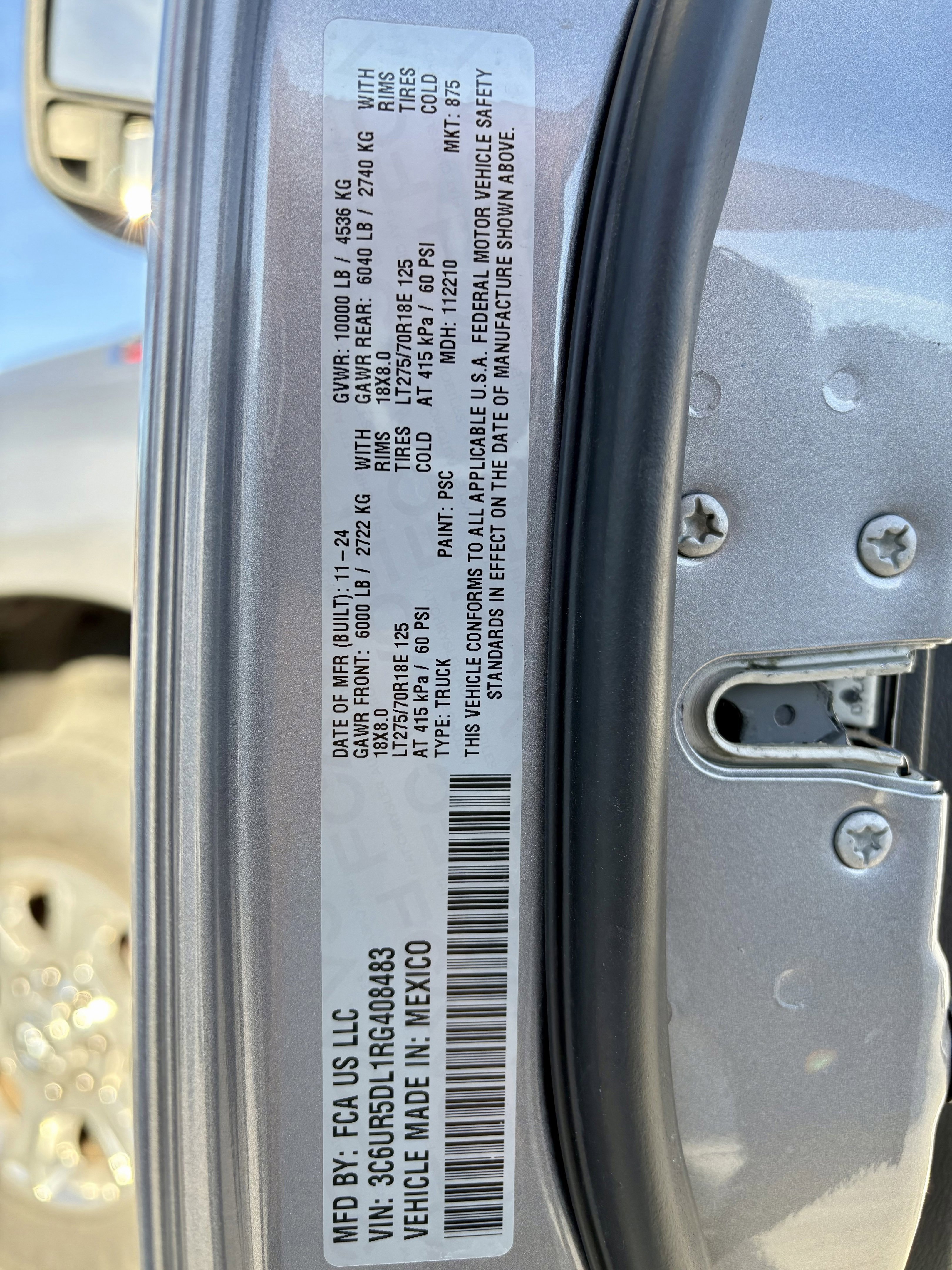 Used 2024 RAM 2500 Big Horn image 11