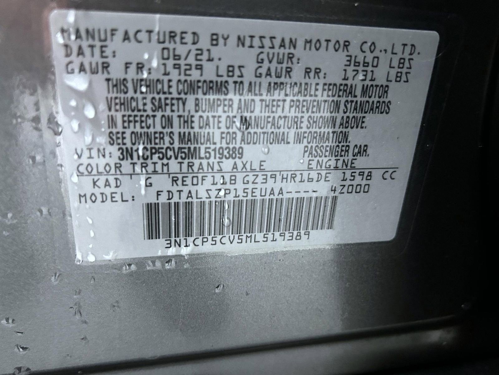 Used 2021 Nissan Kicks SV image 25